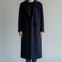 cappotto con bottone a scomparsa hidden